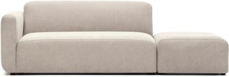 Neom, 2-personers sofa, beige, H78x244x89 cm, pu-skum, fyrretræ