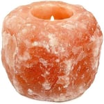 Natural Salt Crystal Stone Candle Holder Stand Crystals Candle Cave Wedding7411