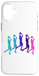 iPhone 16 Plus Basketball Player men kids slam dunk teens retro vaporwave Case