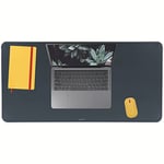 Leitz Desk Mat, Large 80 x 40cm Desk Pad, Non-Slip Mat For Laptop, PC, Monitors & Mouse Mats, Desktop Protector & Mouse Pad, Home/ Office Use, Cosy Range, Velvet Grey, 52680089