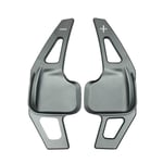 oiusNZI 2 pièces en Aluminium Volant de Voiture Palette Manette de Vitesse Levier de Vitesse Extension de Voiture Accessoires de décoration, pour BMW X1 X2 X4