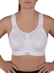 Shock Absorber Womens D+ Max Support Sports Bra - White material_polyamide - Size 40D