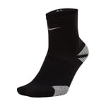 Nike Løpesokker NikeGRIP Racing Ankel - Sort/Sølv, størrelse 36