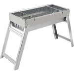 Barbecue Portable Pliable Au Charbon de Bois Pour Bureau Table Pour Jardin RandonnéE Pique-Nique Camping