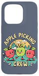 Coque pour iPhone 15 Pro Apple Picking Crew Mignon Automne Automne Orchard Assorti Famille