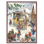 Horse and Carriage Richard Sellmer Advent Calendar  355 x 265 mm glitter