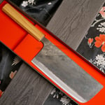 Japanilainen vihannesveitsi Nakiri Ittetsu Shirogami Tall 75 mm IW-11840Z 18cm