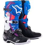 Crosstövlar alpinestars - Tech 10 svart blå vit 42 läder