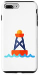 Coque pour iPhone 7 Plus/8 Plus Bouée nautique amusante pour les plaisanciers – Capitaines de bateau