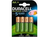 Duracell Recharge Ultra - Batteri 2 X Aa-Typ - Nimh - (Uppladdningsbara) - 2400 Mah