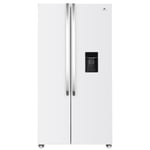 Réfrigérateur américain Continental Edison - CERA532NFW - 2 portes - 529L - L90 cm xH177 cm - Blanc