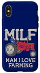 iPhone X/XS MILF Man I Love Farming Farm-Life Quote Tractor Crop Driver Case