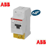 Interrupteur différentiel 2P 63A 30ma - type ac - Automatique et vis ABB 444061