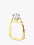 Milton & Humble Jewellery Pre-Loved 18ct Yellow Gold & Platinum Solitaire Diamond Ring