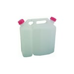 Mobil Plastic - rA servoir en pvc avec mA lange d&39huile a double compartiment 1,5 + 3,5 litres de fioul