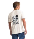 THE NORTH FACE Sunriser T-Shirt White Dune/Shady Blue L