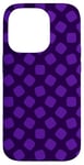 Coque pour iPhone 14 Pro Purple Violet Cubes Rounded Square Polka Dot Berries Pattern