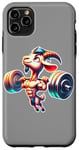 Coque pour iPhone 11 Pro Max Goat x Haltérophilie x Bodybuilder x Squat