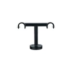 Support double plafond pour barre à rideau GoodHome 19 mm Araxos noir