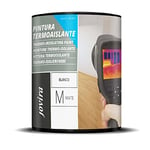 JOVIRA PINTURAS Peinture thermo-isolante pour surfaces en béton, mortiers en ciment, brique, plâtre. Améliore l'isolation thermique (chaleur froide) et acoustique. (2,3 Litres, Blanc)