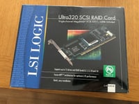 Adaptateur de stockage RAID LSI MegaRAID SCSI 320-1LP à canal unique Ultra320.