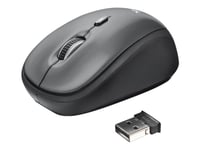 Trust Wireless Mouse Yvi - Souris - optique - sans fil - 2.4 GHz - récepteur sans fil USB