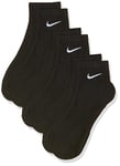 NIKE Men's Everyday Cushion Ankle Socks 3 Pair , Black/White, L UK