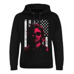 Hybris Plissken Stars and Stripes Epic Hoodie Herr (Black,M)