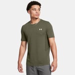 Haut à manches courtes Under Armour Vanish Seamless pour homme Marine OD Vert / Blanc XL