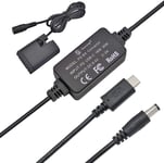 ACK-E6 PD USB-C-omvandlare och DR-E6 Dummy-batteri