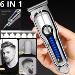 Mens Hair Clippers Trimmers Machine Cordless Beard Electric Shaver Professional