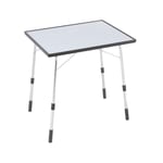 Lafuma Mobilier Table de camping pliante, Hauteur réglable, 72,5 x 60,5 cm, Étanche, Louisiane, Couleur: Carbon, LFM1490-3631, Carbone