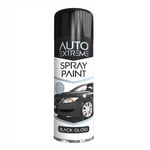 Black Gloss Aerosol Spray Paint Interior & Exterior Auto Car Bike Paint 250ml