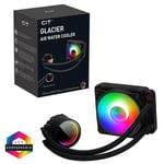 CiT Pro Glacier 120mm Infinity ARGB Black AIO Liquid Cooler - CIT-PRO-GLB-120