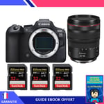 Canon EOS R6 Mark II + RF 24-105mm f/4 L IS USM + 3 SanDisk 32GB Extreme PRO UHS-II SDXC 300 MB/s + Ebook ""Devenez Un Super Photographe"" - Appareil Photo Canon