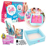 Zimpli Kids- Inflatable Foot Pedicure Set Filles Jouets, Uni, Cadeau d'anniversaire pour Les Enfants, Gelli Spa, 10.4 x 3.7 x 7.6 inches