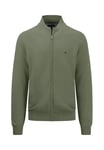 Zip Cardigan superfine stucture dusty olive - XXL