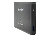 Gembird EE2-U3S-2 - Boitier externe - 2.5" - SATA 3Gb/s - USB 3.0 - noir