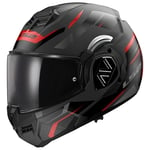 LS2 Casque modulable Advant Kuka Noir Rouge L