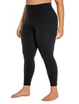 CRZ YOGA Butterluxe Womens 25" Plus Size High Waisted Leggings - Workout Gym Leggings Opaque Buttery Soft Yoga Pants Black 18