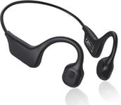 Ifecco Casque Conduction Osseuse Bluetooth 5.3-Open Ear Sport Écouteur Conduction Osseuse Avec Micro,Ipx5 Étanche Casque Pour Cyclisme,Course À Pied