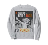 Scott Pilgrim Vs. The World Face Punch Poster Sweatshirt