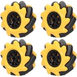 Accessoire de porte coulissante Roue de robot roue Mecanum roue omnidirectionnelle 60mm deux paires