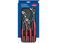 Knipex Cobra - Tongue And Groove Pliers Set - 3 Delar - I Bricka