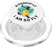 Jeu de mots amusant pour perroquet I Am So Fly PopSockets PopGrip pour MagSafe