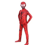 Venom Carnage Spider-man Barn Cosplay Kostym Jumpsuit Pojkar Fest Fancy Dress Up Carnival 7-9 Years