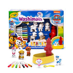 CRAYOLA - Washimals Pat' Patrouille, Kit Activité avec 5 bébés Animaux, 8 Feutres Lavables, Baignoire avec Douche, Petite Brosse, Jeu et Cadeau pour Enfants, à partir de 3 Ans, 74-0291