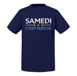 T-Shirt Enfant Samedi C'est Match Sport Foot Ballon Rugby Basket