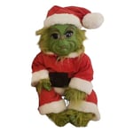 Christmas The Grinch Latex Plysch Doll Reborn Baby Grinch Fylld Toy Julpresent[HK] Red