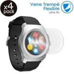 [Pack X4] Film De Protection En Verre Flexible Dureté 9h Pour Montre Connectée Mykronoz Zetime Petite